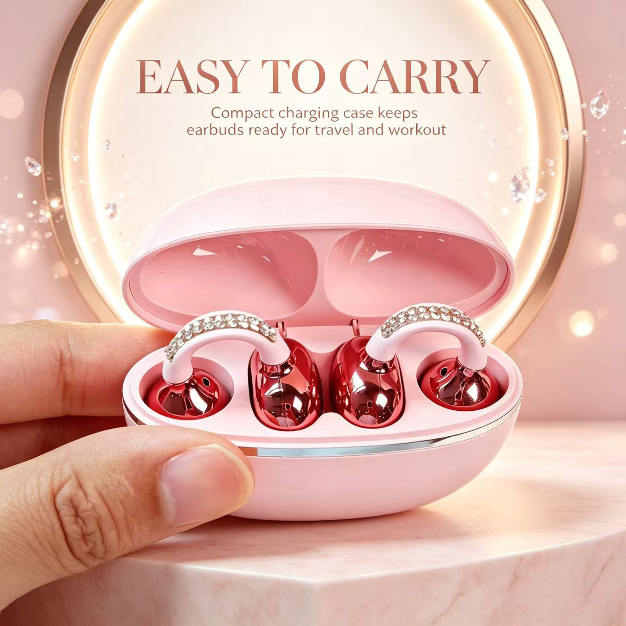 Sleep Mask Headphones Bluetooth - Bezprzewodowe słuchawki Bluetooth 5.4 OWS z