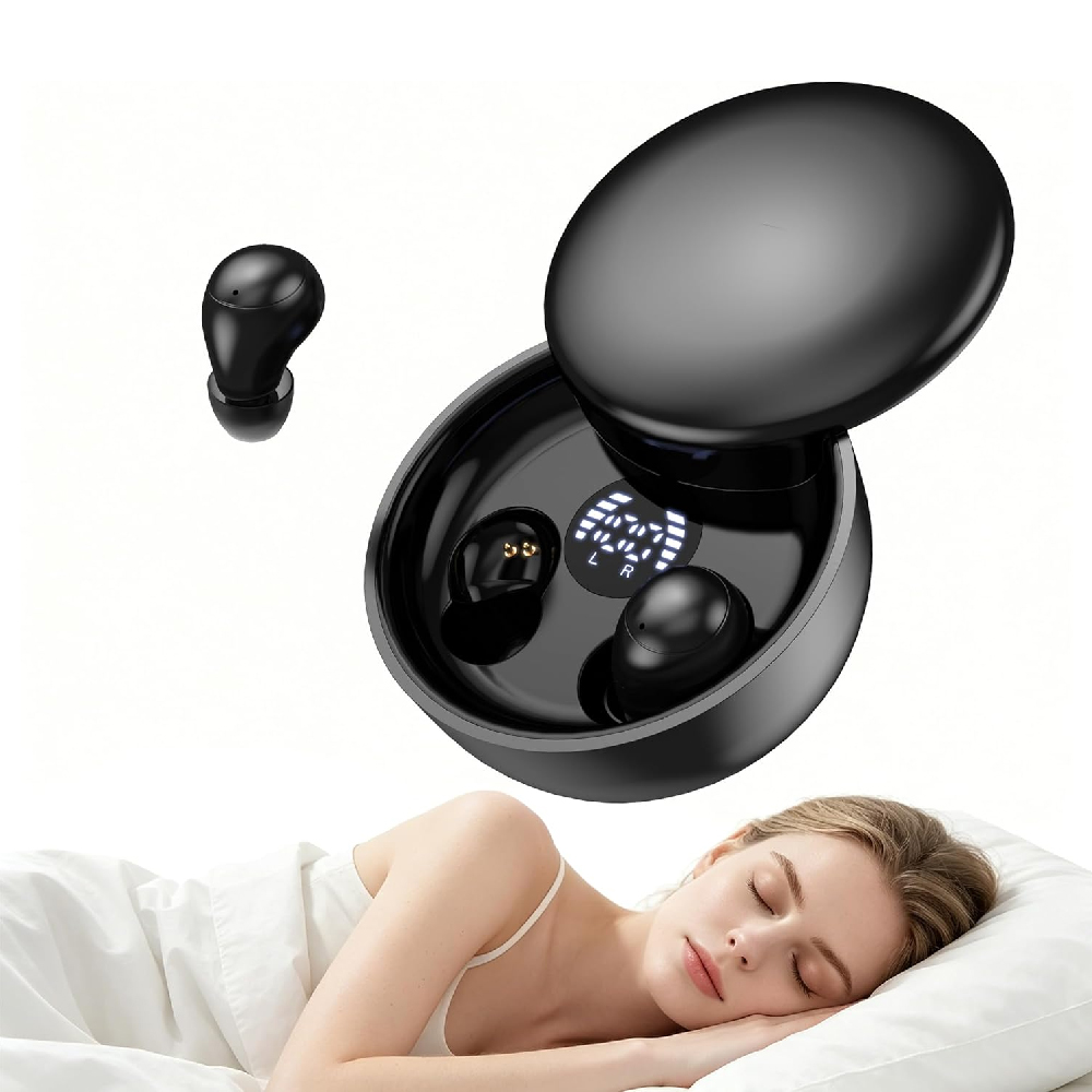 Sleep Mask Headphones Bluetooth - Miniaturowe Niewidoczne Słuchawki do Spania Bluetooth