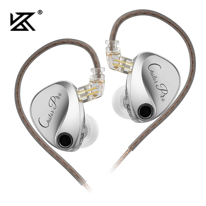 Type C Wired Earphones With Mic - Słuchawki douszne KZ Castor PRO Dynamiczne,