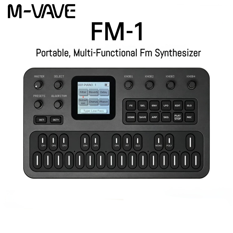 Przenośny syntezator M-VAVE FM – Speakers recenzja i cena