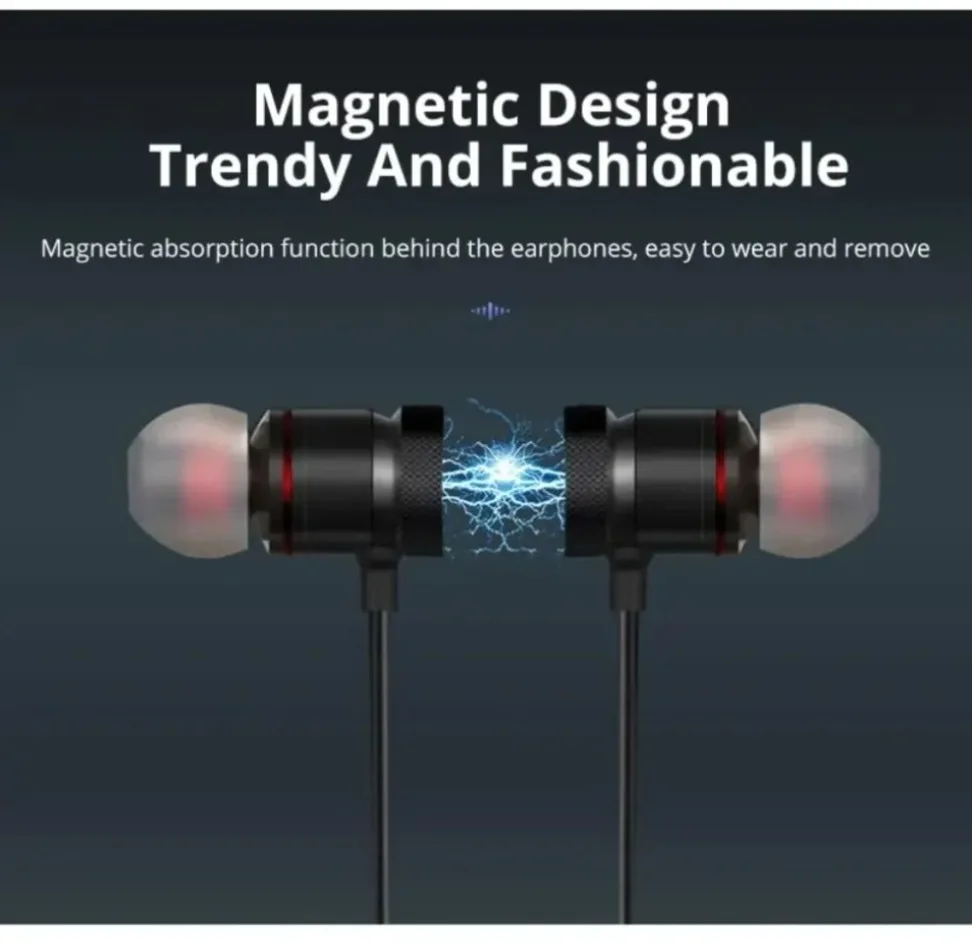 Słuchawki Bluetooth z magnetyc – Magnetic Neckband Sports Earphones recenzja i cena