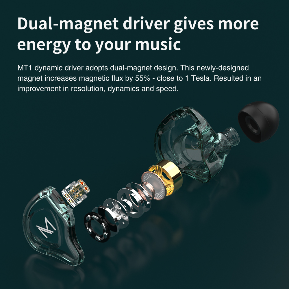 TRN MT1 słuchawki douszne dyna – In Ear Monitors For Singers recenzja i cena