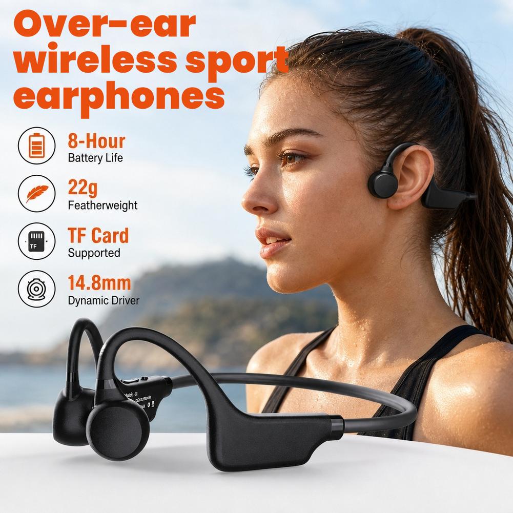 Słuchawki przewodzące dźwięk p – Bone Conduction Running Headphones recenzja i cena