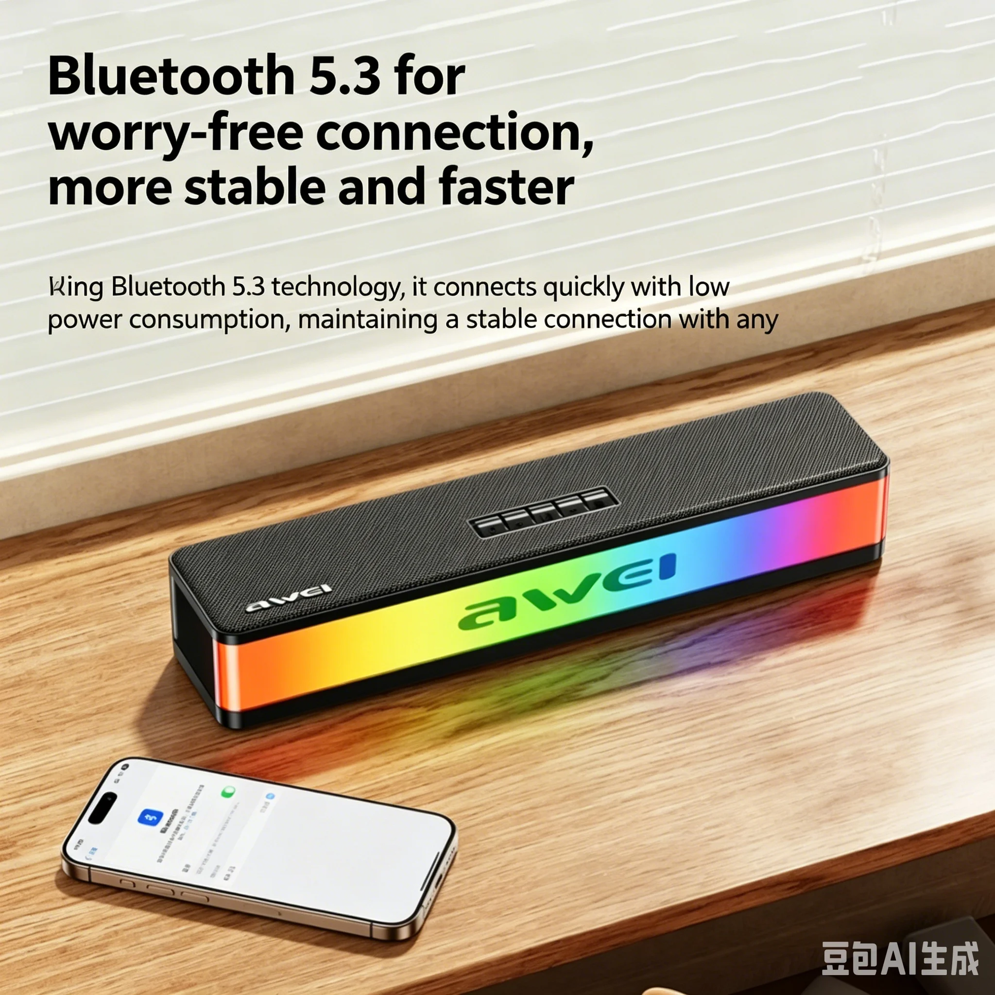 Głośniki Bluetooth RGB Soundba – Rgb Computer Soundbar For Pc recenzja i cena