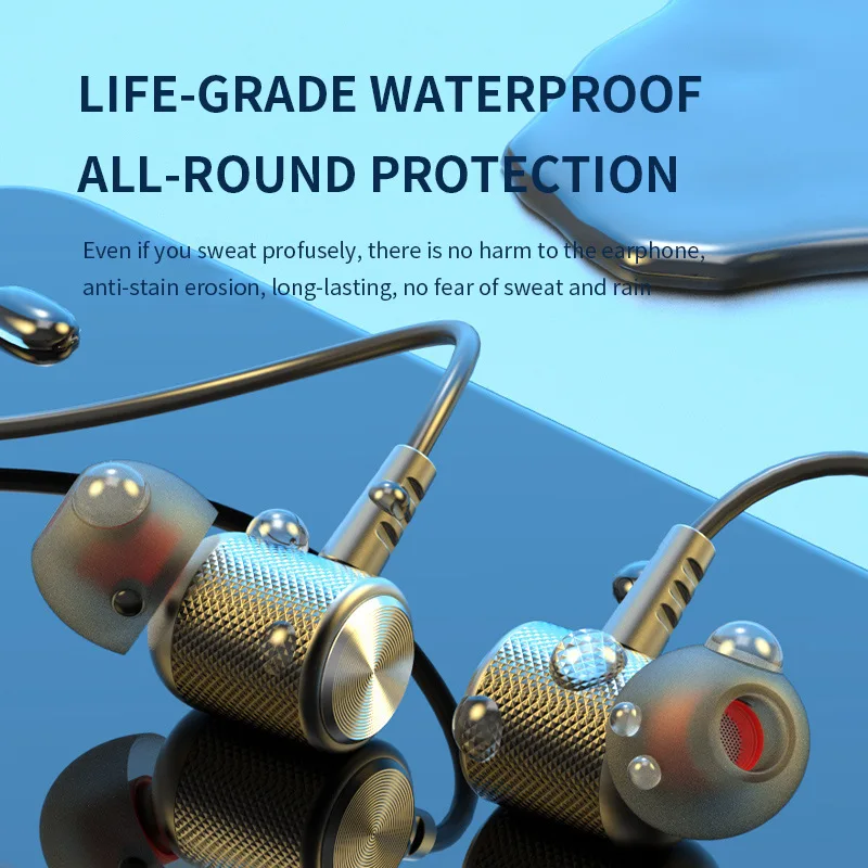 Słuchawki bezprzewodowe 9D Blu – Magnetic Neckband Sports Earphones recenzja i cena