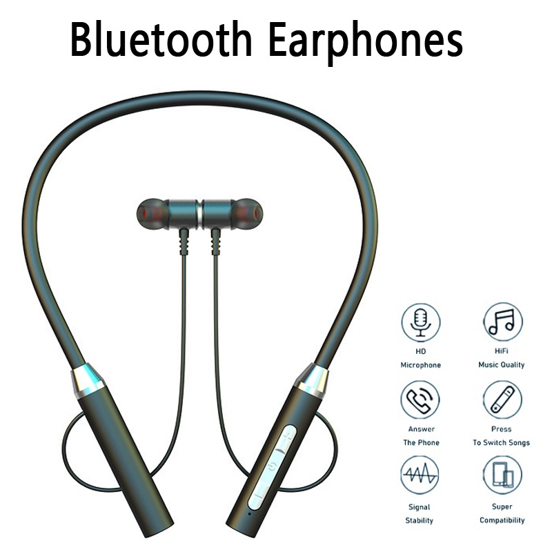 Bezprzewodowe słuchawki Blueto – Magnetic Neckband Sports Earphones recenzja i cena