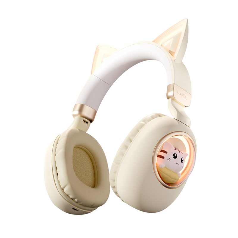 Składane bezprzewodowe słuchaw – Cat Ear Bluetooth Headset Led recenzja i cena