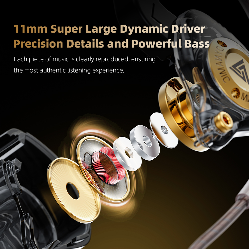 Słuchawki douszne QKZ 15D Dyna – In Ear Monitors For Singers recenzja i cena