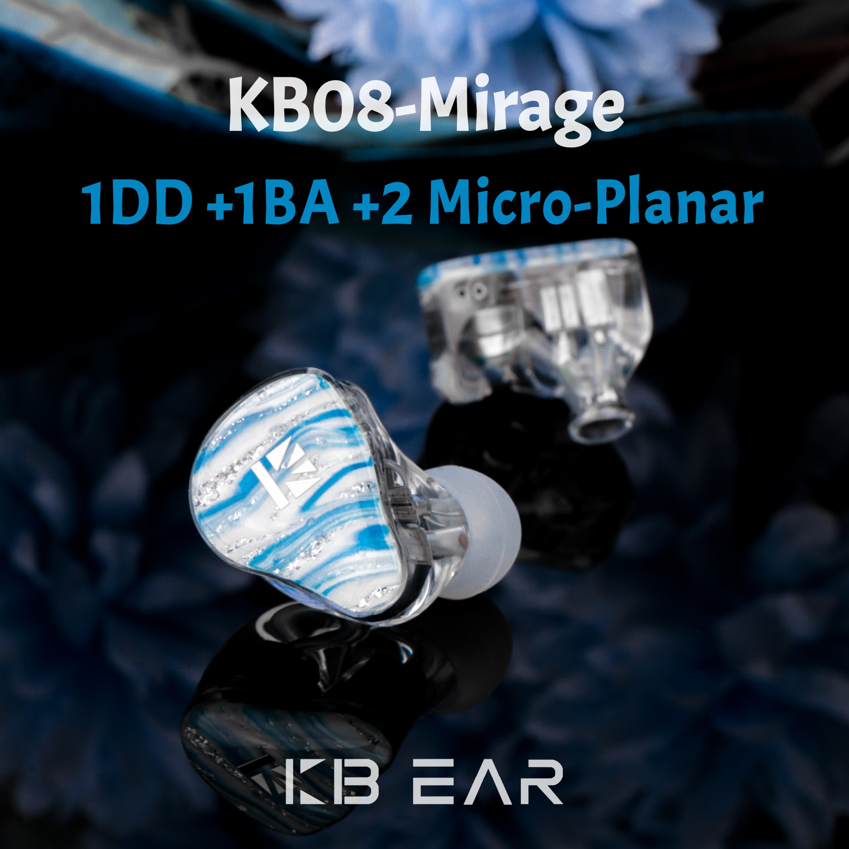 Słuchawki douszne KBEAR KB08 M – Planar Magnetic Iem Earphones recenzja i cena