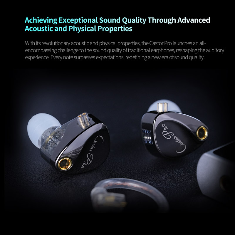 Słuchawki douszne KZ Castor PR – Type C Wired Earphones With Mic recenzja i cena