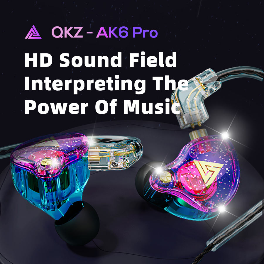QKZ Original AK6 Pro EDX Pro I – In Ear Monitors For Singers recenzja i cena
