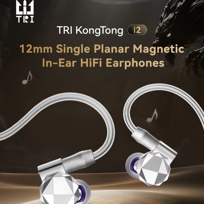 KBEAR TRI KongTong I2 – słucha – Planar Magnetic Iem Earphones recenzja i cena
